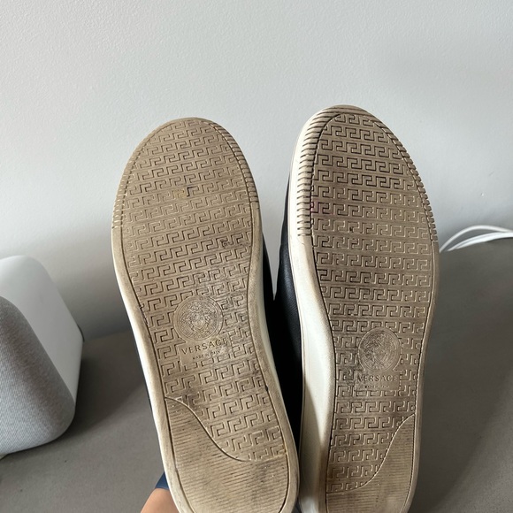 Versace leather slip ins in size 13 - Picture 7 of 8